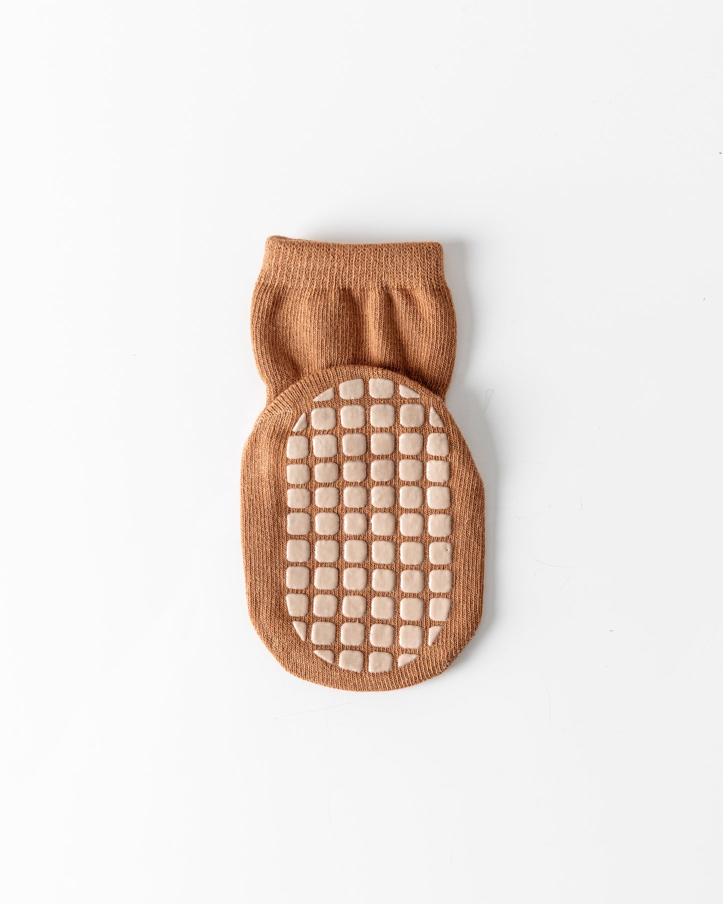 Grip Cotton Socks Brown