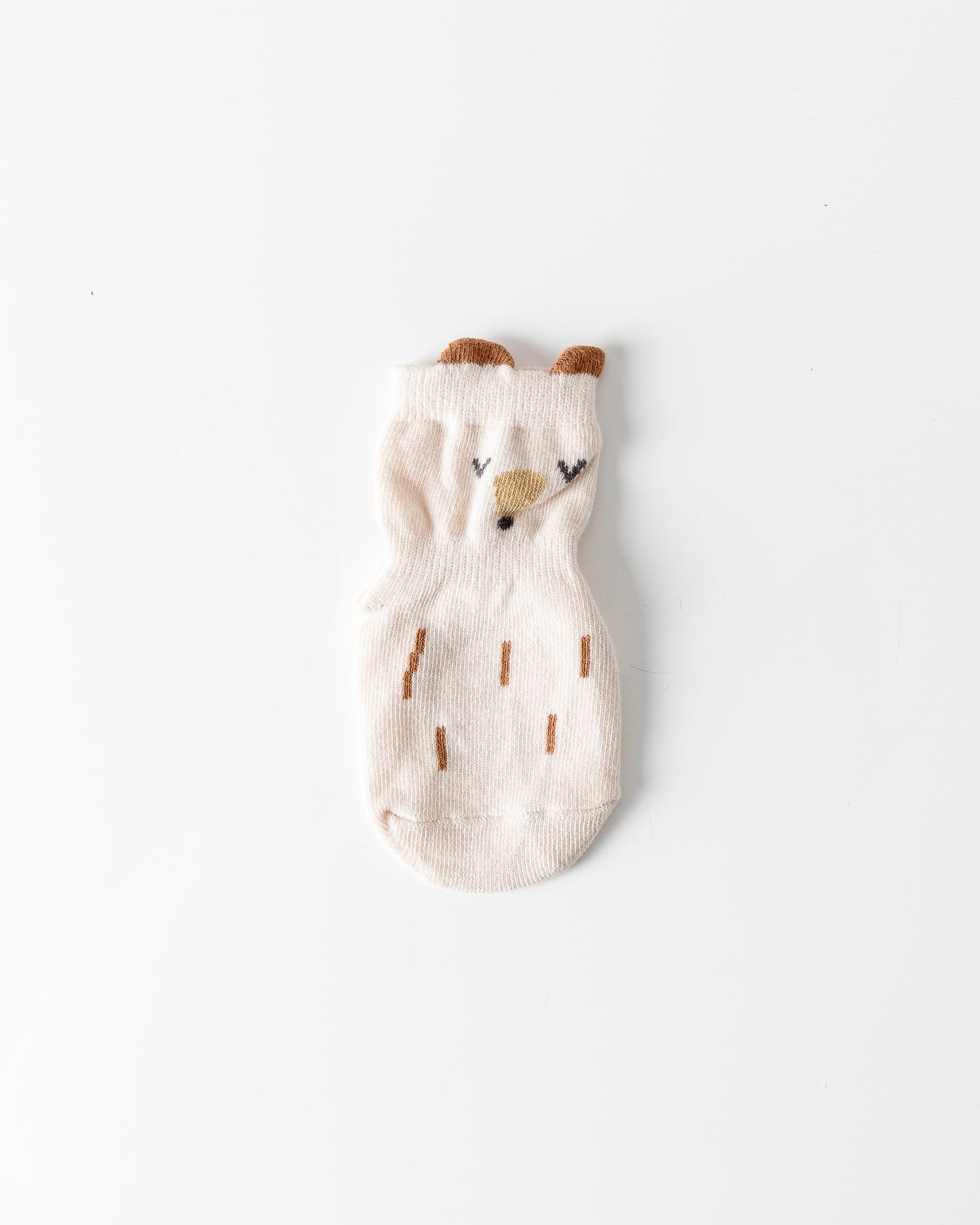 Grip Cotton Socks-Cream