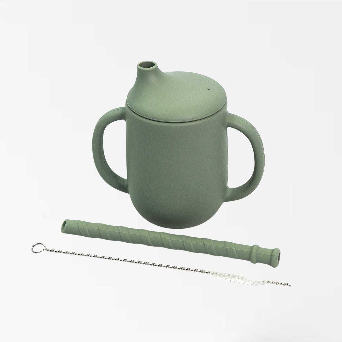 Silicone Sippy Cup and Removable Straw