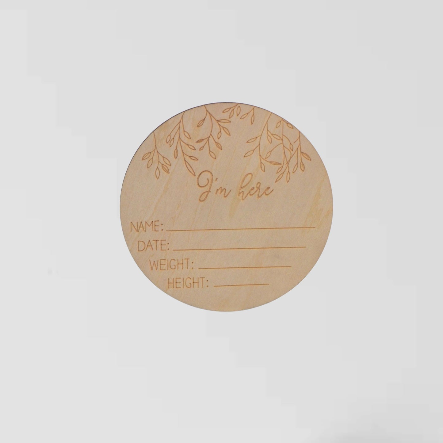 Wooden 'Hello World' Card