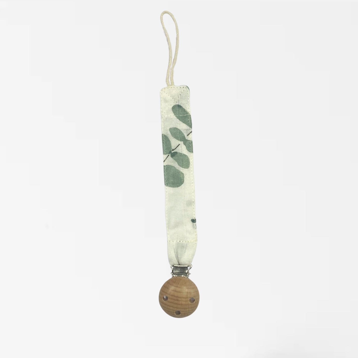 Muslin Pacifier / Rattle Clip